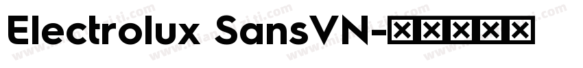 Electrolux SansVN字体转换